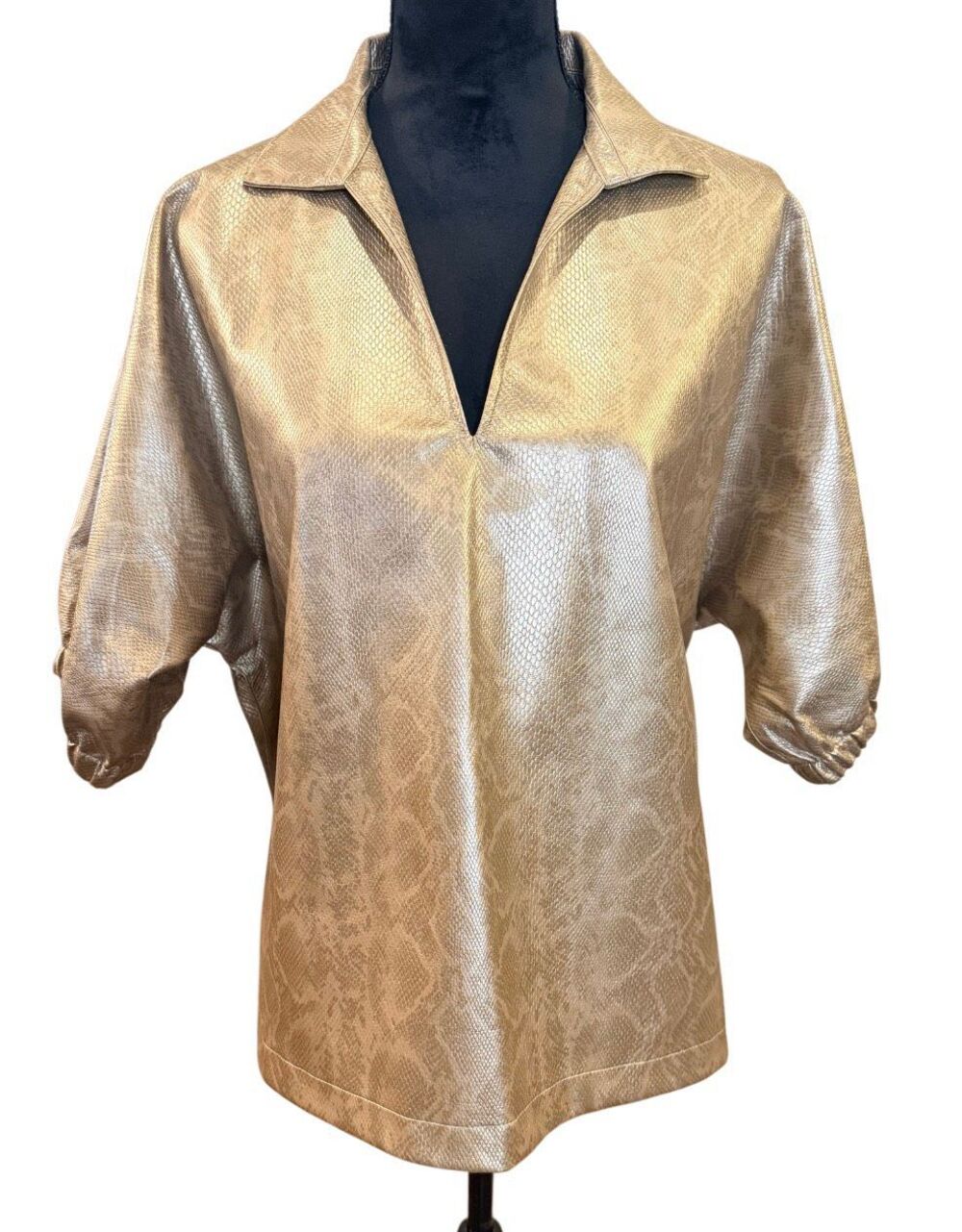 Emily McCarthy Poppy Top in Python Mecium